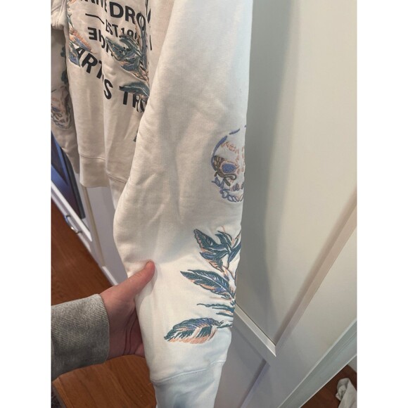 Zadig and Voltaire Crewneck Sweatshirt size small embroidered streetwear - Picture 2 of 4